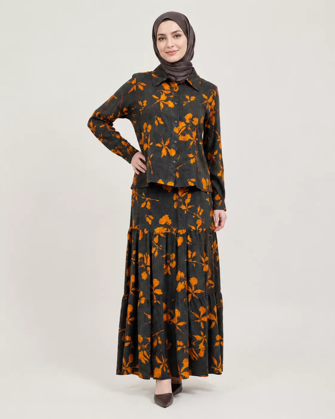 Alesya İkili Etekli Kupra Takım (5150-5152)