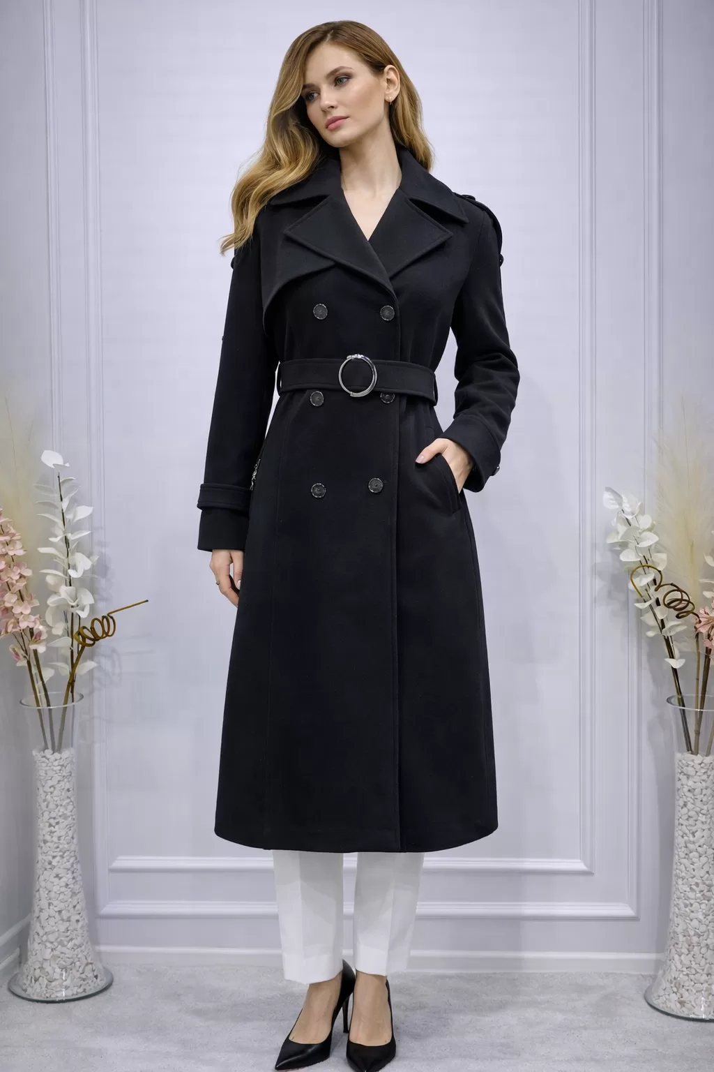 Alyaka 8252 Kaşmir Dokuma Kaşe Kaban